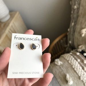 NWT Francesca’s Semi-Precious Stone Earrings